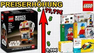 BRICKHEADZ PREISERHÖHUNG und BEI VIELEN WEITEREN Sets|LEGO Preis Erhöhung Neuigkeiten