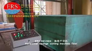 Horizontal Foam Cutting machine ERS H02
