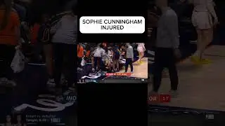 Another injury for the fever #indianafeverhighlights #sophiecunningham #wnba #injury