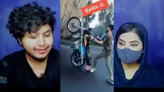 Siblings Reaction On PAKISTANI BIKE RIDERS STUNT | One wheeling in Pakistan Honda 125 CG