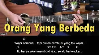 Orang Yang Berbeda - Anji | Tutorial Chord Gitar Mudah dan Lirik