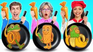 Кулинарный Челлендж: Я против Бабушки | Брейнрот Битва от Multi DO Challenge
