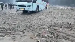 Kullu flood Bus accident 2018