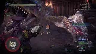 monster hunter iceborne (^_^) rajang blaster spread + maximum might 5 - tigrex hunt