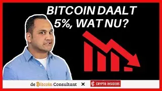 Bitcoin DAALT 5% zoals verwacht, WAT NU?