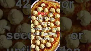 Transforming cauliflower into a crispy pizza crust in 60 seconds.