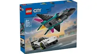 Инструкция к набору LEGO 60489 | Город | Реактивный самолет против автомобиля | Гонки