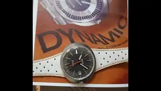 1971 Omega Geneve Dynamic automatic men's vintage watch, including how to change the strap. 166.0039