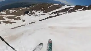 Skiing Mount Elbert 14,433&rsquo; Box Creek Chutes June 20th