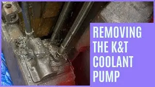 Removing the Coolant Pump from the K&T 2HL Horizontal Milling Machine