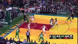 Kyrie Irving magic spin moves - Milwaukee Bucks vs. Boston Celtics - NBA - 26/10/2017