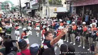 Knights of Caloocan Drum and Bugle Corps at Feast of San Roque Navotas City 2024 parade