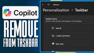 How To Remove Copilot From Taskbar (2025) Simple Tutorial