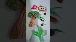 Easy project on Life cycle of tree🌳#art #shorts #diy #painter #craft #project #projectlifecycle