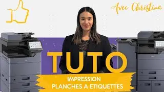 Vidéo tuto  : Imprimer sur une planche à étiquettes