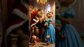 The Royal Paws🐾 | | A 3D Animated Royal Cat Family Story  #cat #shorts