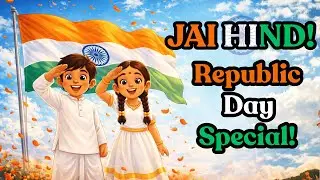 Republic Day for Kids | Why We Celebrate 26th January? | Parade, Flag & Song | Videos for Children