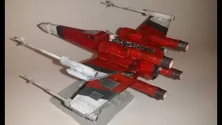 X-Wing Rogue Squadron Painting tutorial part 4 1/72 Captain Tycho Celchu