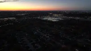 November Sunset East side Green Bay