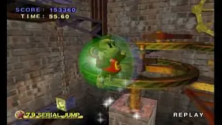 Super Monkey Ball Deluxe - Weird red goal on Serial Jump