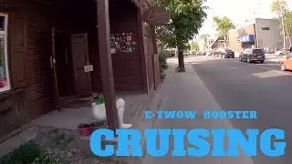 Cruising with E-TWOW Booster Electric Scooter in Vilnius