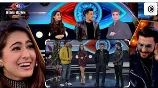 Bigg Boss 18  : Salman Khan , Sara Khan , Ranveer Singh and Film Director & stuntman Rohit Shetty