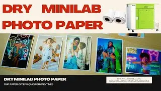 COLORWAY Company Supply Dry Minilab Photo Paper Noritsu QSS Green's rapid processing capabilities.