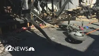 Fire destroys community motorcycle space in downtown Phoenix