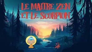🐵Conte philosophique : le Ma&icirc;tre Zen et le Scorpion - JE SUIS BIEN ! 🦂