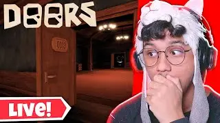 DOORS no ROBLOX! ESSE JOGO É ASSUSTADOR | ROBLOX LIVE 🔴