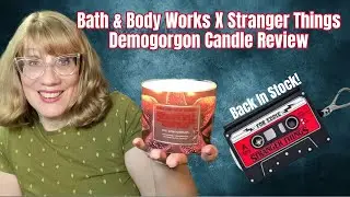 Bath & Body Works Stranger Things Demogorgon Candle Review + Back In Stock!