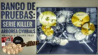 BANCO DE PRUEBAS: KILLER CYMBAL SET by ARBOREA CYMBALS / SOUND LAB/ #jeangonzalezdrummer
