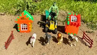 Hulk Saves Animals In Heavy Rain 🌧️ / SG Toy 🧸 