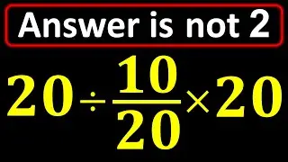 Most People Get This Simple PEMDAS Question Wrong!