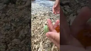 Скрытая правда о &laquo;предварительно ограненных&raquo; пляжных драгоценных камнях #пляж #кристаллы #морская...