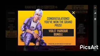 Rampage pass violet Parkour bundle   spin 2021 new short video free fire lover like and subscribe.