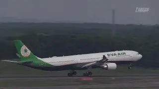 Eva Airways Airbus A330-302(B-16338) 新千歳空港着陸 -2017.07.24-