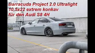Barracuda Project 2.0 Ultralight 10,5x22 für den Audi S8 4H