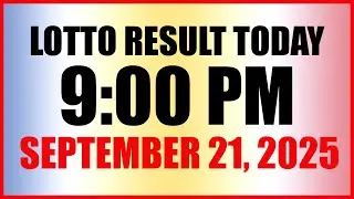 Lotto Result Today 9PM Draw September 21, 2025 Swertres Ez2 PCSO