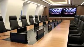 Boardroom monitors video clip