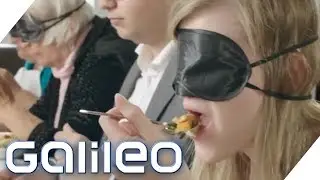 Essen wir blind weniger? Das Experiment | Galileo | ProSieben