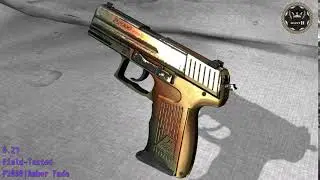 P2000 Amber Fade Wear & Float Preview