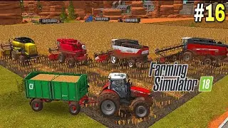 Fiz a Colheita de TRIGO com Toda Colheitadeira - FS 18