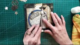 tuto carte sketch vintage