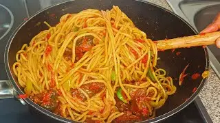 How to make spaghetti with goat meat