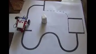 Прохождение трассы Ники робот arduino