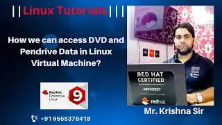 How we can access DVD and Pendrive Data in Linux Virtual Machine || ISO mounting method in Hindi