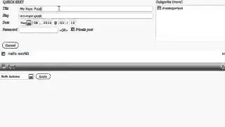 Wordpress Tutorial - How to edit posts on wordpress