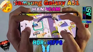 Samsung galaxy A51 HDR+45FPS😈😱 HANDCAM PUBG TEST ♥ 😋 FULL RUSH (2019)+(2026)