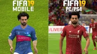 FIFA 19 PC/PS4/XBOX vs FIFA 19 Mobile (Gameplay)